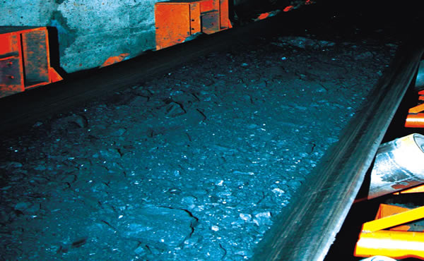 series of steel cord conveyor belt