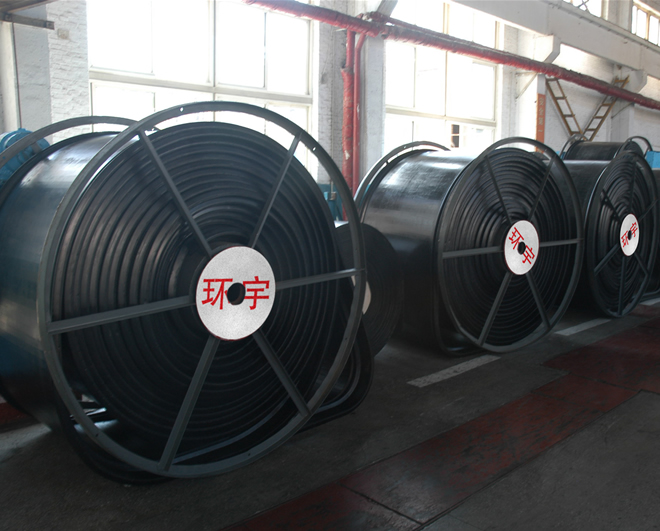 series of steel cord conveyor belt