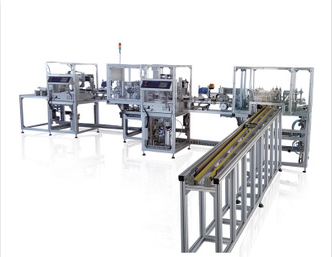 Magnesium alkaline battery assembly line