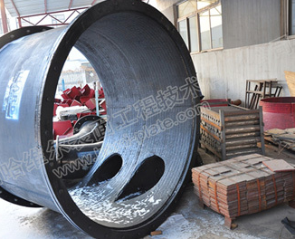 Double metal chromium carbide overlay wear pipes,elbow 
