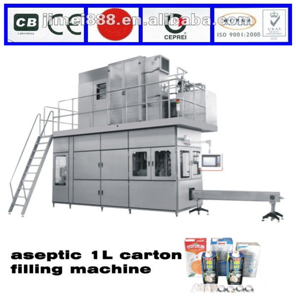 JIMEI aseptic uht dairy milk filling machine