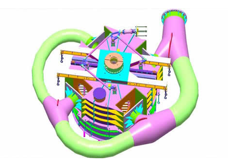  冲击式水轮机组