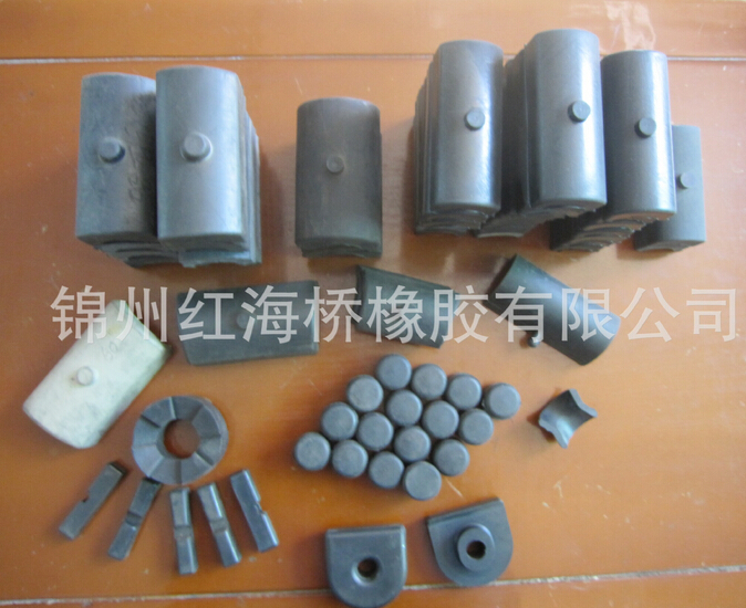  阻尼橡胶瓦，胶堵