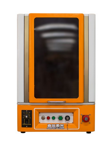 10w fiber laser marker PEDB-200 Full Enclosed Cabinet laser marker for plastic