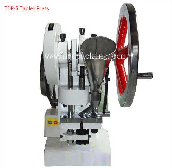 TDP6 Single Punch Tablet Presse Machine with 1 set Free Round Die YSC 