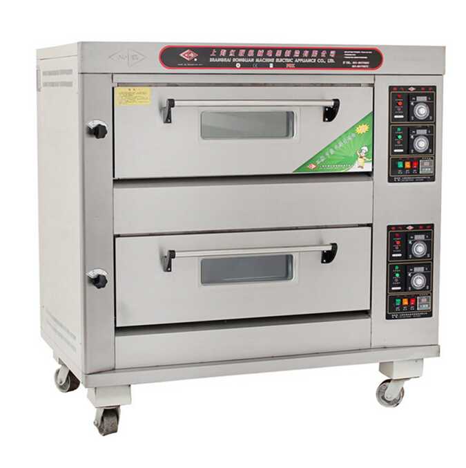 2 layers 4 trays gas oven