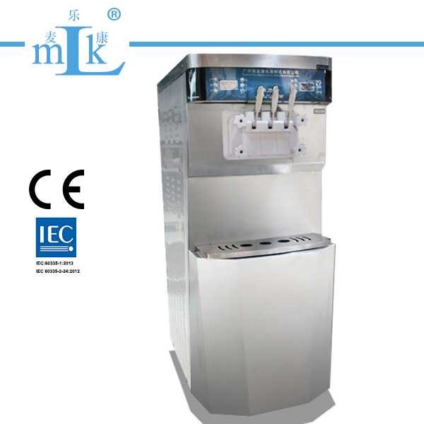 Miken Cooliceam 50L Double System Floor Stainless Steel Ice Cream Machine