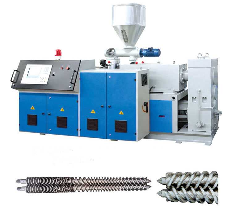 conical twin screw extruder