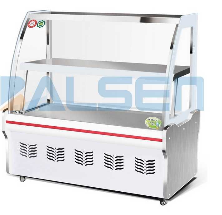 Horizontal display freezer for cakes display cooler for restaurant 