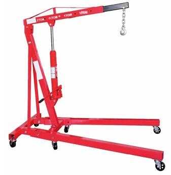 2 ton hydraulic foldable engine shop & workshop crane light duty