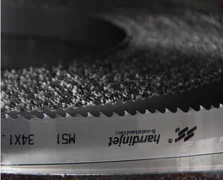 Portable metal cutting  band saw blade