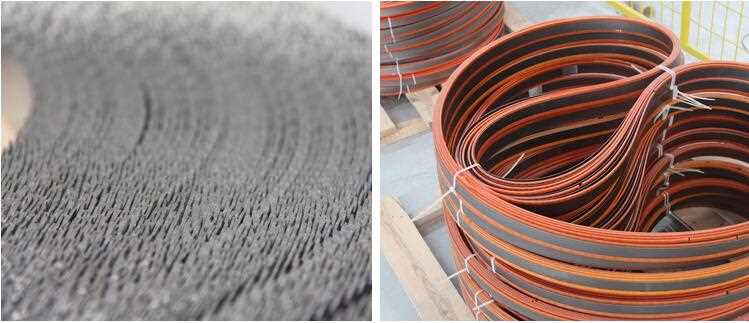 M51 band saw blade with different tooth shapes