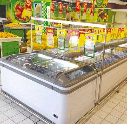 DIB181ECH1 Propane Gas R290 Refrigerant Chest Freezer AHT Paris for Shop Display