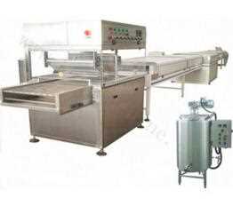 Chocolate coating machine