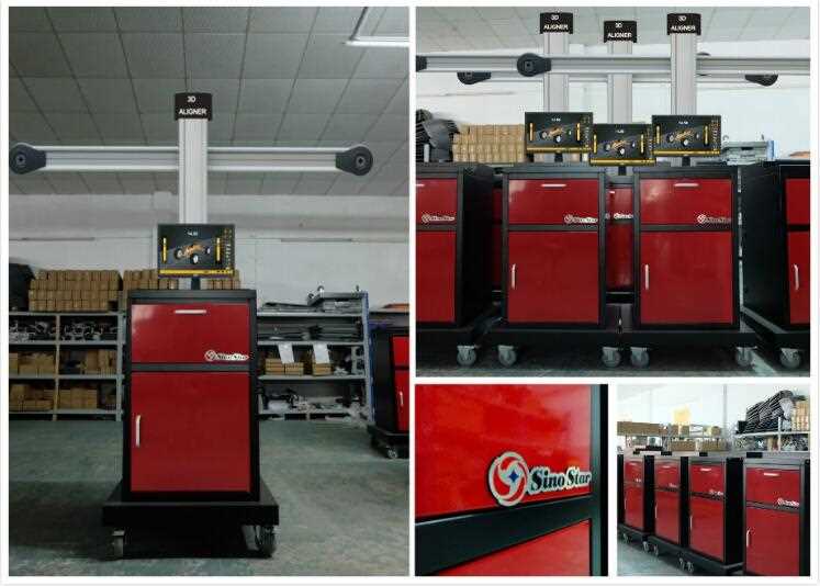 Electric 3D Wheel Alignment With Two LCD Screens