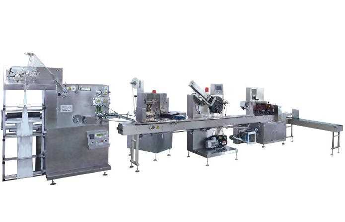 NP400 disposable plastic spoon fork knife flow wrapping machine