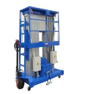 Good Quality 1000kg Double-mast Aluminium Aerial Lift Platform