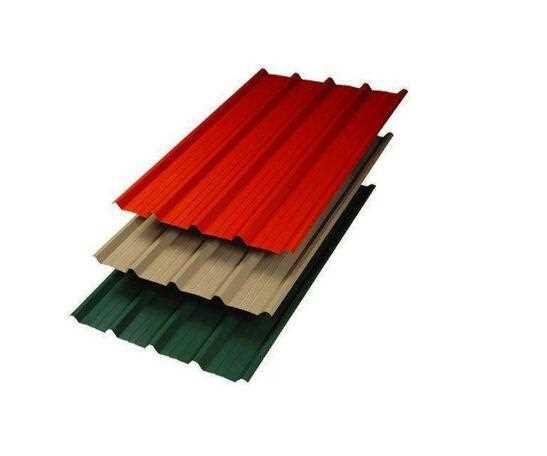 Corrugated galvanized steel roofing sheets