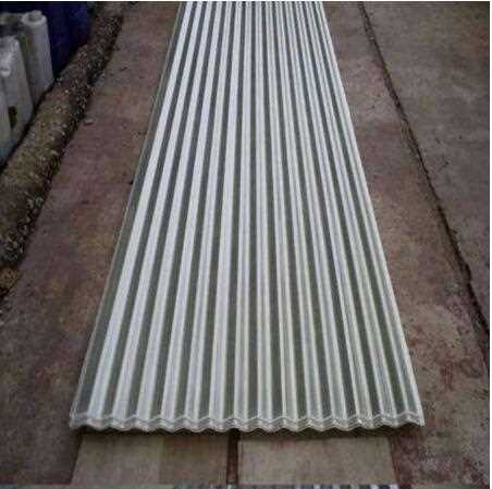 Corrugated galvanized steel roofing sheets