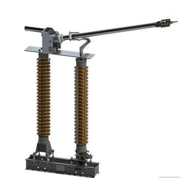 High voltage switch vertical break disconnector and isolator