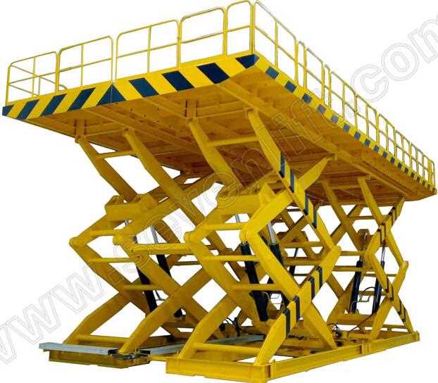 SevenLift large scissor cargo lift platform dimension specification