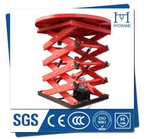CE Certificate Outdoor Electric Scissor Movable Lifting Platform