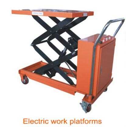 Semi Electric Hydraulic Stainless Steel Scissor Lift Table in China