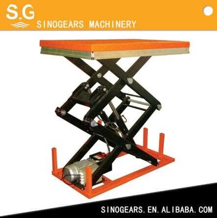Easy maintenance fixed hydraulic scissor car lift/stationary scissor lift platform 