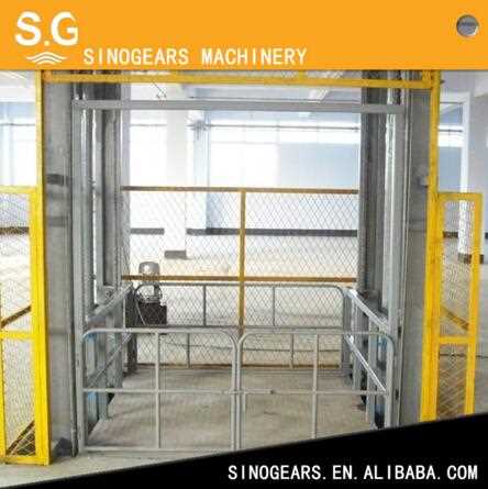 SJD Series Tough structure goods lift/cargo elevator for sale