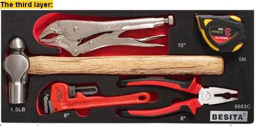  51pcs Wheel Alignment Special Tool Trolley Set