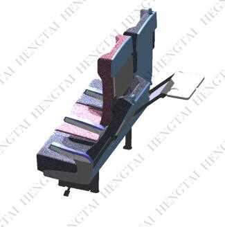 Hot Sale Passenger Coach 2nd Three Seats With Table for Train