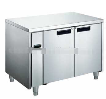 Horizontal wholesale chest freezer with remote worktable for hotel, kitchen, restaurant HAF370L2/F 
