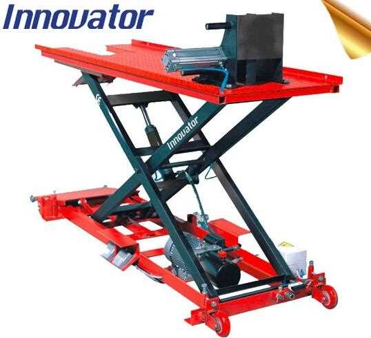 500kg capacity motor drive motorcycle scissor lift with CE IT8915