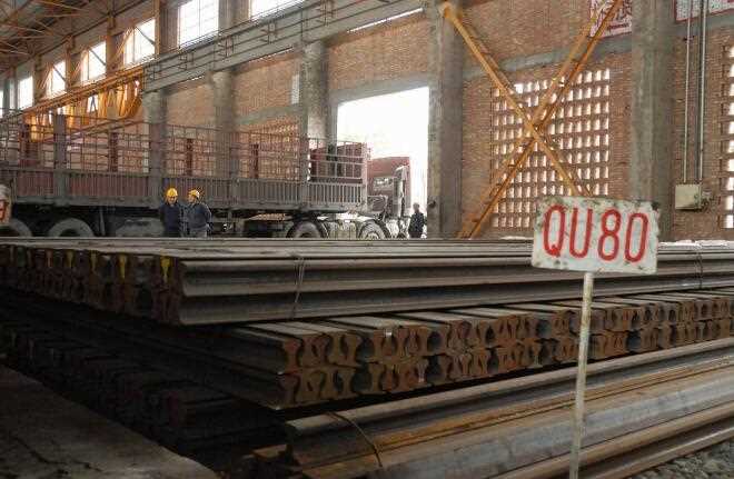 Hot Sale 63.69kg/m Weight Crane Steel Track