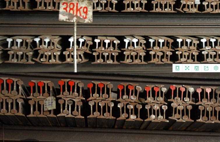 Steel heavy rail used for industrial project