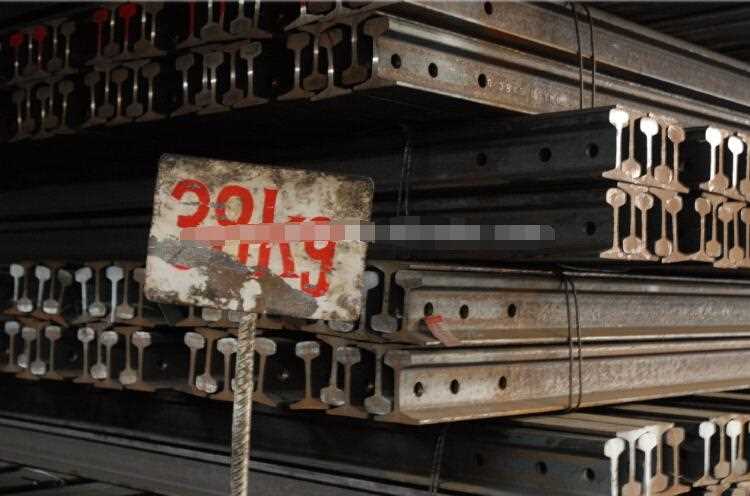Steel heavy rail used for industrial project