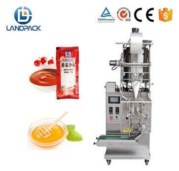 Automatic massage butter / tomato paste/ shampoo/ honey/ ketchup sachet packing machine