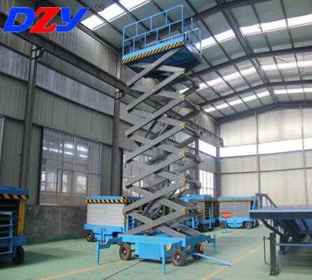 CE Certificate 320 kg manual mobile hydraulic scissor lift platform