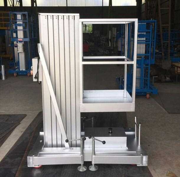 4m-20m lifting height aerial work platform, aluminum telescopic man lift