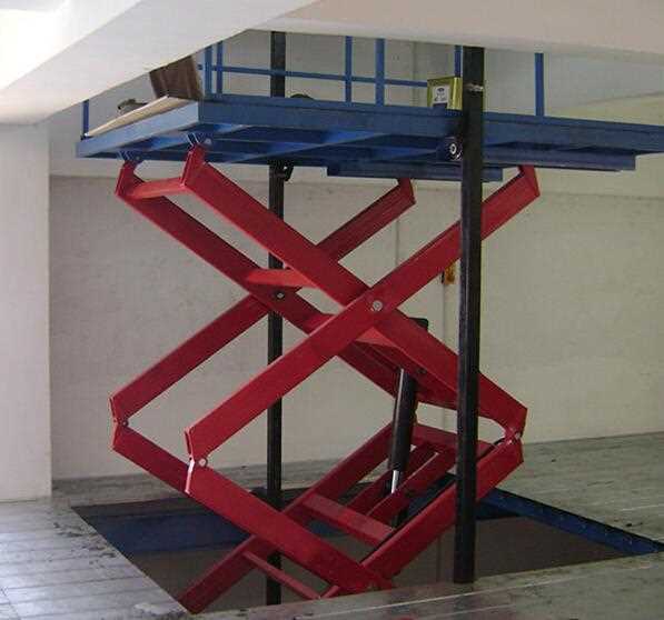QTSJZ Warehouse stationary scissor cargo lift platform for sale