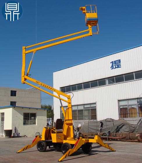 GTZ-9B Series Crank arm scissor lift platform with the diesel engine