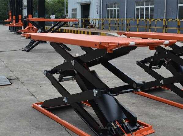 3Ton full rise scissor car lift with CE