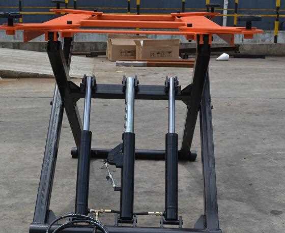 Portable hydraulic outdoor scissor car lift 