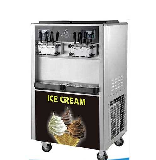 Safe ice cream bar machine