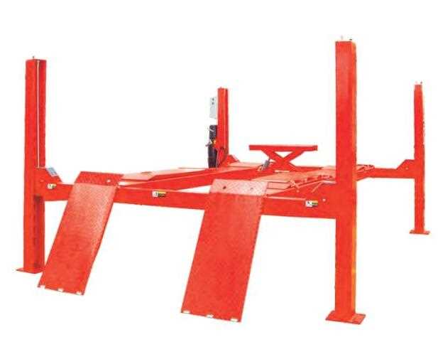 TLT440W wheel alignment 4 post car lift Used for lifting of various small and medium-sized vehicles