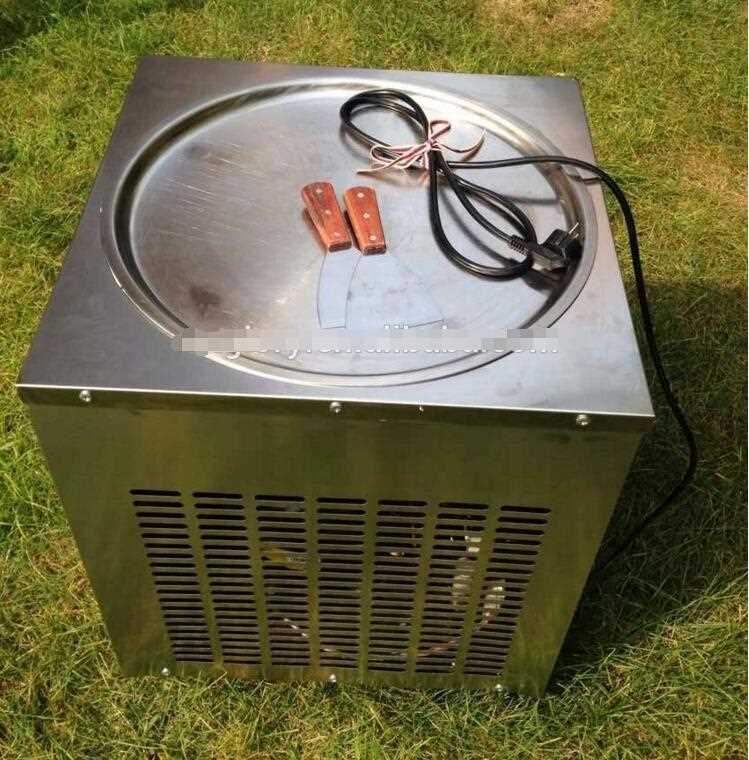 Top SellingThailand Style Roll Fry Ice Cream Machine with Flat Table