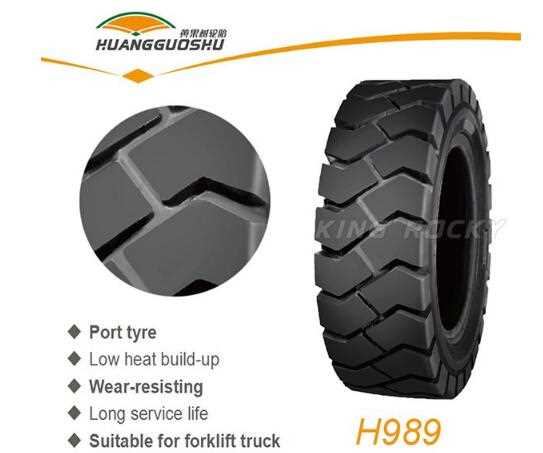 Good elasticity forklift truck tyre