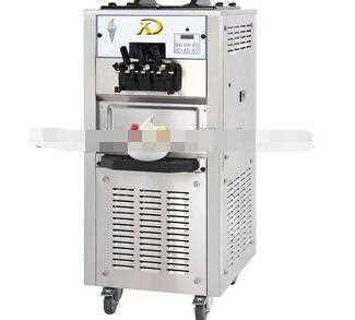 SS304 Material New Twin Twist liquid nitrogen ice cream machine soft serve