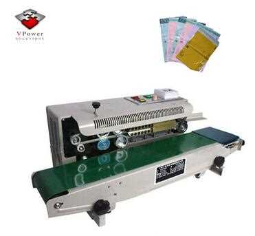 Heat Plastic Bag Sealer Sealing Machine, Vertical Heat Shrink Packing,Automatic Continous Plastic Film Sealing Machine