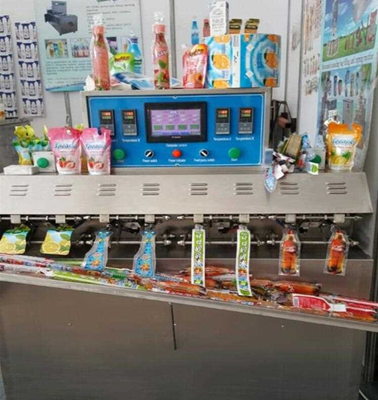 HF-PZD-A expansion pouch juice filling and sealing machine